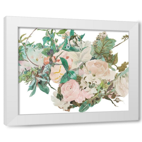 Adore IV White Modern Wood Framed Art Print by Wang, Melissa