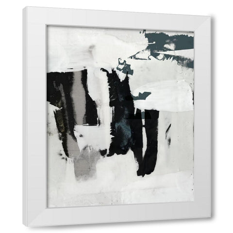 Broken Window II White Modern Wood Framed Art Print by Goldberger, Jennifer