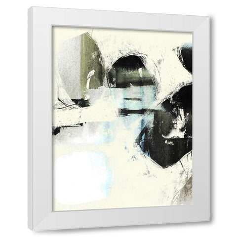 Obsured Offset II White Modern Wood Framed Art Print by Goldberger, Jennifer