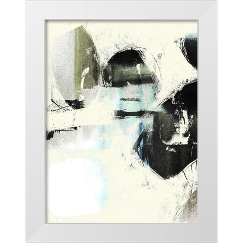 Obsured Offset II White Modern Wood Framed Art Print by Goldberger, Jennifer