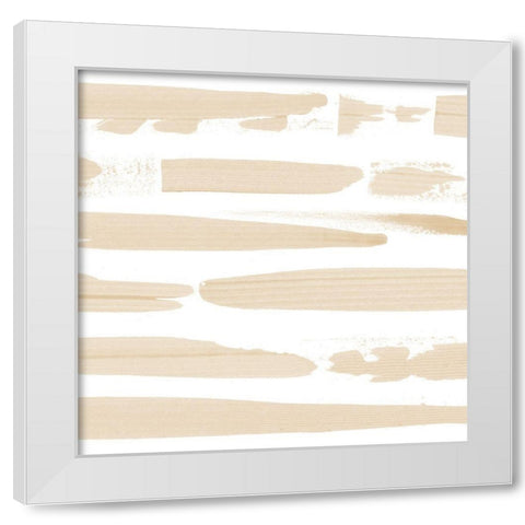 Sand Swipe II White Modern Wood Framed Art Print by Popp, Grace