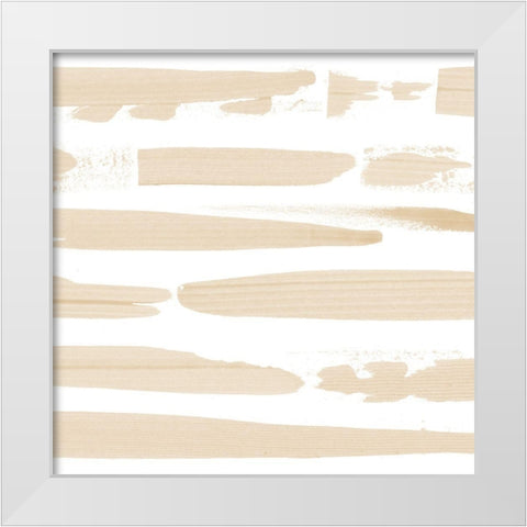 Sand Swipe II White Modern Wood Framed Art Print by Popp, Grace