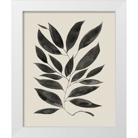 Branched Composition I White Modern Wood Framed Art Print by Popp, Grace