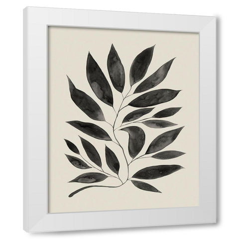 Branched Composition II White Modern Wood Framed Art Print by Popp, Grace