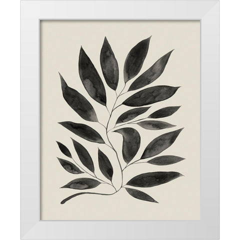 Branched Composition II White Modern Wood Framed Art Print by Popp, Grace