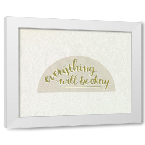 Daily Reminders I White Modern Wood Framed Art Print by Popp, Grace