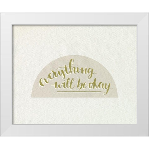 Daily Reminders I White Modern Wood Framed Art Print by Popp, Grace