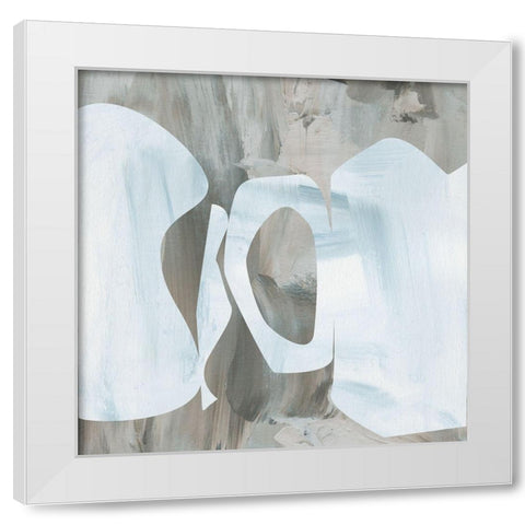Cave Formation I White Modern Wood Framed Art Print by Wang, Melissa