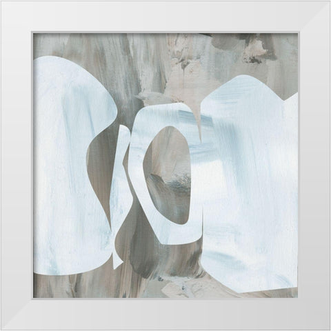 Cave Formation I White Modern Wood Framed Art Print by Wang, Melissa