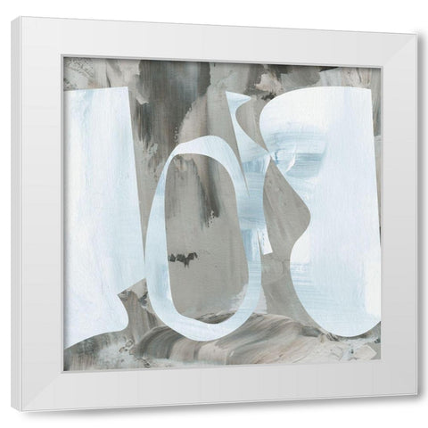 Cave Formation II White Modern Wood Framed Art Print by Wang, Melissa