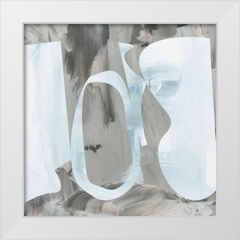 Cave Formation II White Modern Wood Framed Art Print by Wang, Melissa