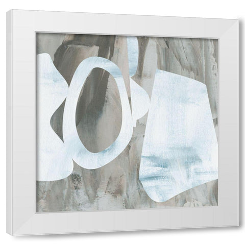 Cave Formation III White Modern Wood Framed Art Print by Wang, Melissa