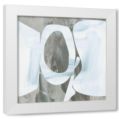 Cave Formation IV White Modern Wood Framed Art Print by Wang, Melissa