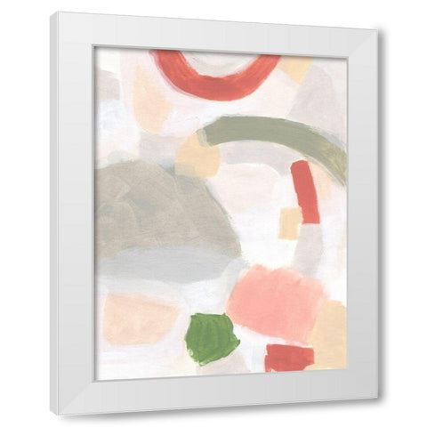 Interior Monologue II White Modern Wood Framed Art Print by Vess, June Erica