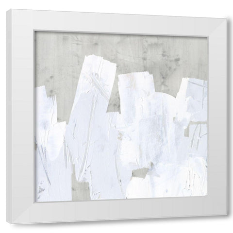Ice Shield I White Modern Wood Framed Art Print by Vess, June Erica