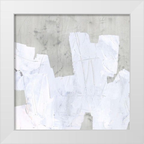 Ice Shield II White Modern Wood Framed Art Print by Vess, June Erica