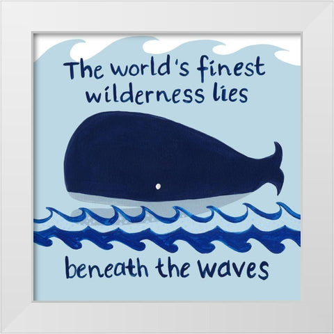 Nautical Explorer I White Modern Wood Framed Art Print by Moore, Regina