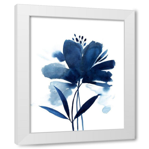 Blazing Bloom II White Modern Wood Framed Art Print by Popp, Grace