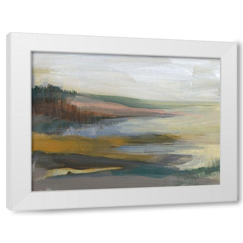 Northwest Cove I White Modern Wood Framed Art Print by Goldberger, Jennifer