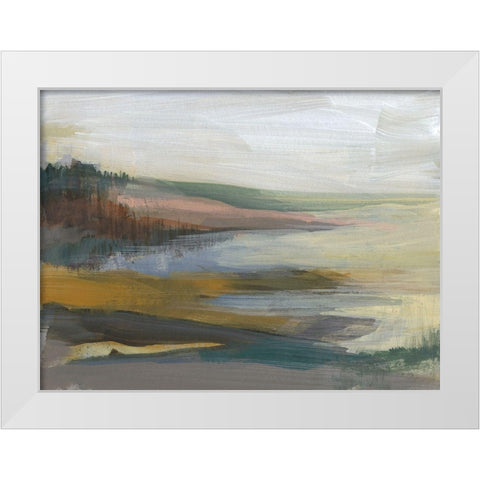 Northwest Cove I White Modern Wood Framed Art Print by Goldberger, Jennifer