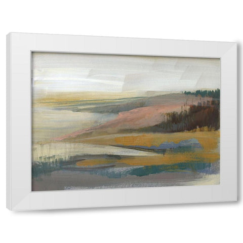 Northwest Cove II White Modern Wood Framed Art Print by Goldberger, Jennifer