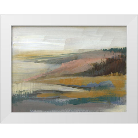 Northwest Cove II White Modern Wood Framed Art Print by Goldberger, Jennifer