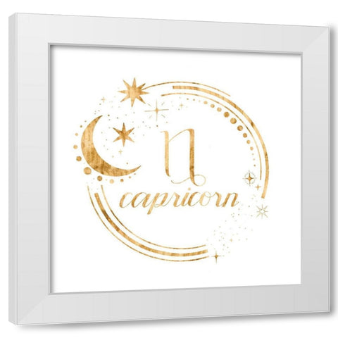 Gilded Astrology X White Modern Wood Framed Art Print by Popp, Grace