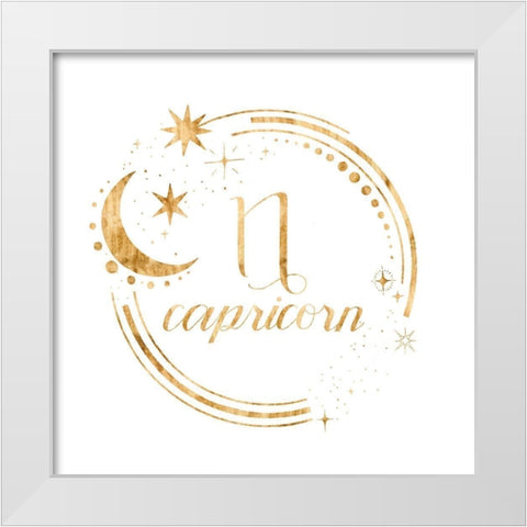 Gilded Astrology X White Modern Wood Framed Art Print by Popp, Grace