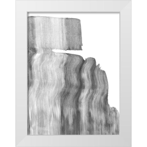 Static II White Modern Wood Framed Art Print by Caroline, Emma