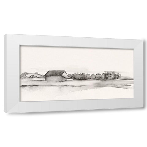 Wyeth Barn I White Modern Wood Framed Art Print by Caroline, Emma