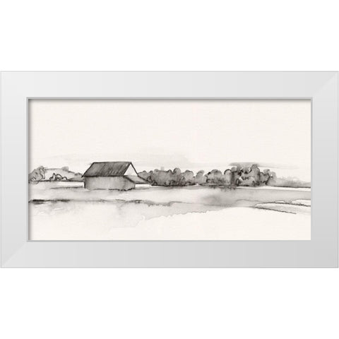 Wyeth Barn I White Modern Wood Framed Art Print by Caroline, Emma