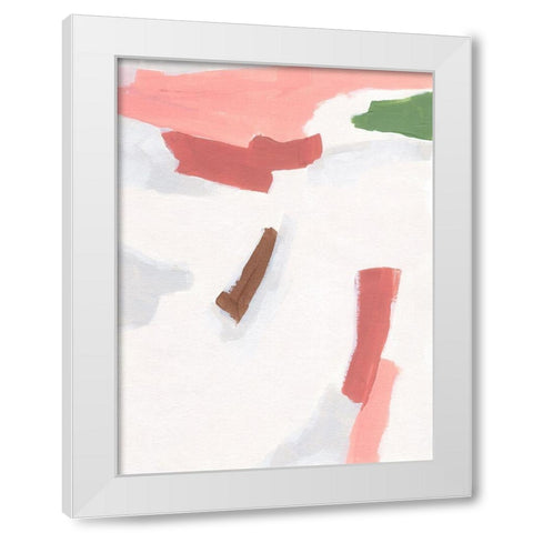 Mesa Drift I White Modern Wood Framed Art Print by Vess, June Erica