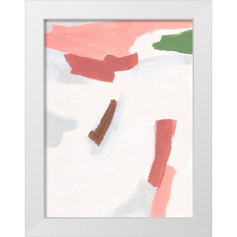 Mesa Drift I White Modern Wood Framed Art Print by Vess, June Erica