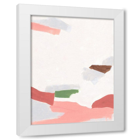 Mesa Drift II White Modern Wood Framed Art Print by Vess, June Erica