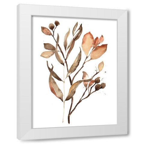 Autumns Bundle II White Modern Wood Framed Art Print by Goldberger, Jennifer