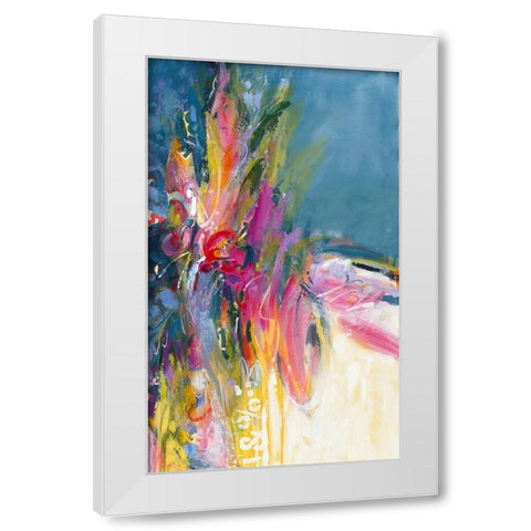 Bulah White Modern Wood Framed Art Print by Bothne, Janet