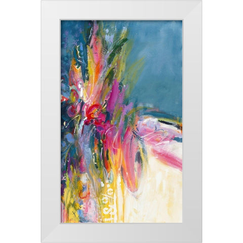 Bulah White Modern Wood Framed Art Print by Bothne, Janet