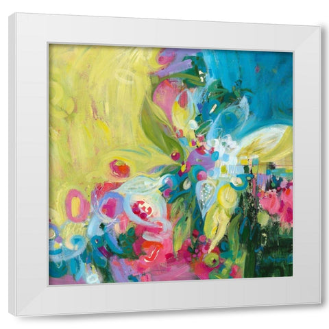 Edwinas Headdress White Modern Wood Framed Art Print by Bothne, Janet