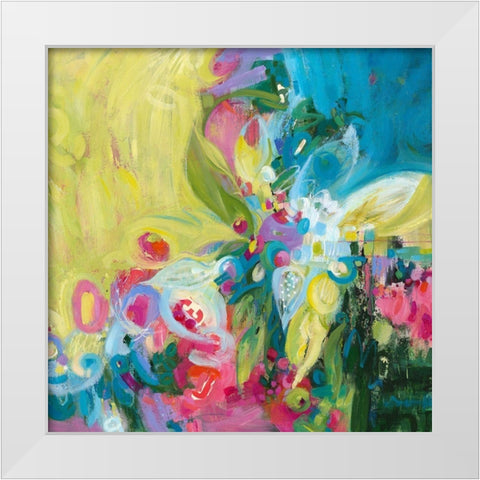 Edwinas Headdress White Modern Wood Framed Art Print by Bothne, Janet