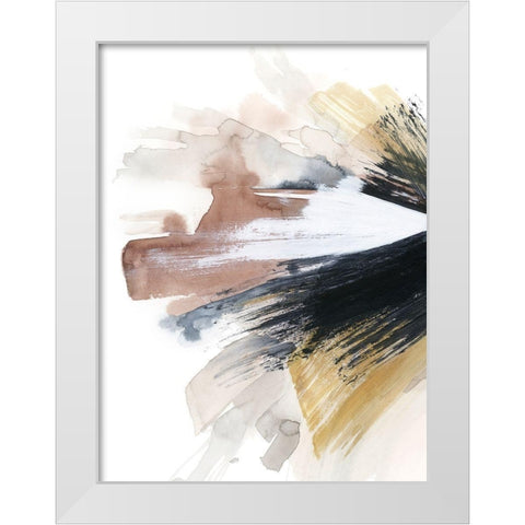 Desert Eruption I White Modern Wood Framed Art Print by Popp, Grace