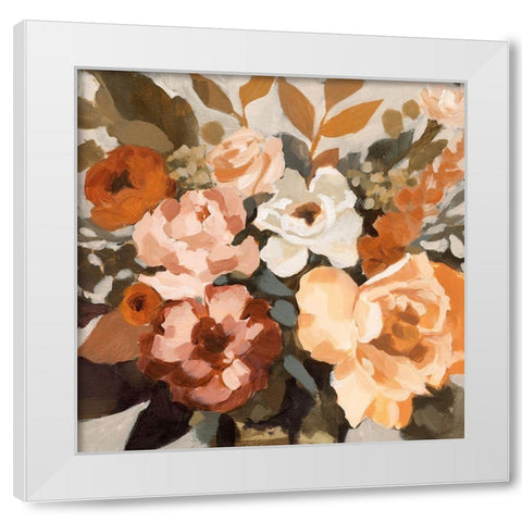 Autumnal Arrangement I White Modern Wood Framed Art Print by Barnes, Victoria