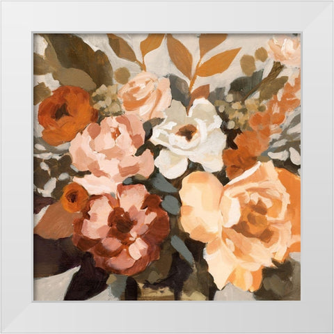 Autumnal Arrangement I White Modern Wood Framed Art Print by Barnes, Victoria