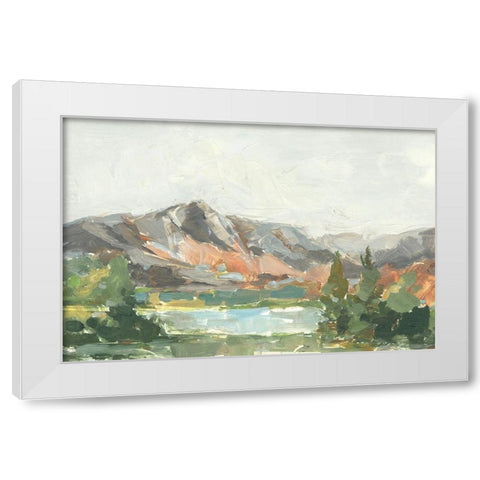 Rusty Mountains I White Modern Wood Framed Art Print by Harper, Ethan