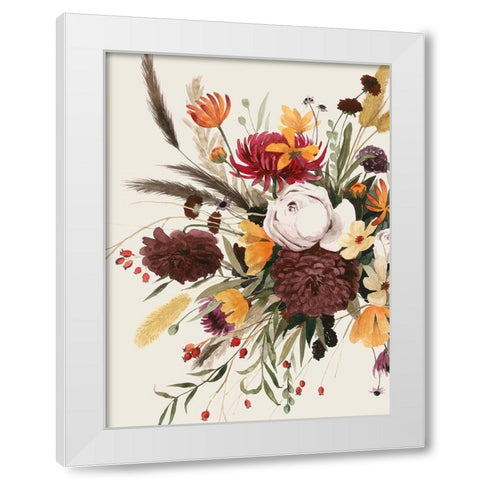 Equinox Bouquet I White Modern Wood Framed Art Print by Popp, Grace