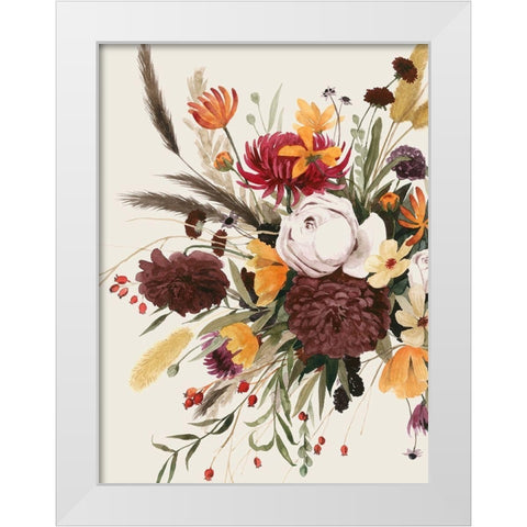 Equinox Bouquet I White Modern Wood Framed Art Print by Popp, Grace