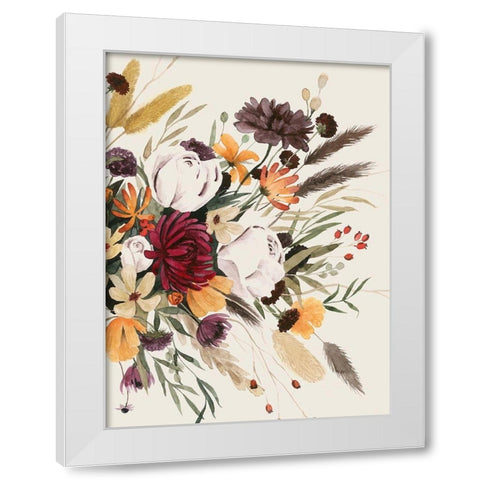 Equinox Bouquet II White Modern Wood Framed Art Print by Popp, Grace