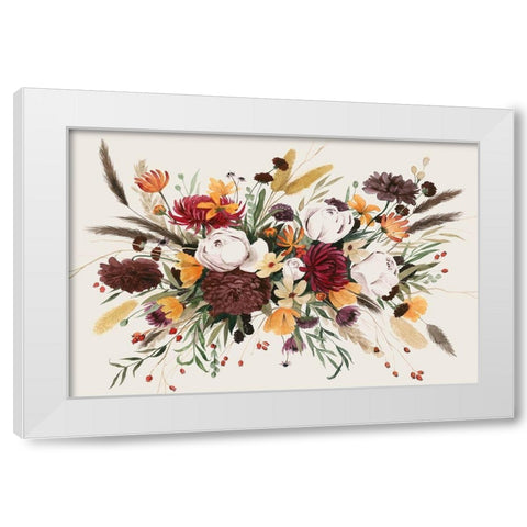 Equinox Bouquet III White Modern Wood Framed Art Print by Popp, Grace