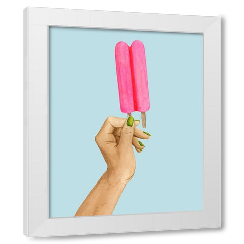 Popsicle Summer I White Modern Wood Framed Art Print by Popp, Grace