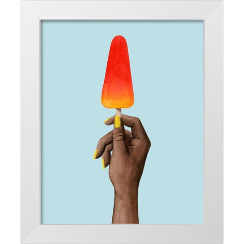 Popsicle Summer II White Modern Wood Framed Art Print by Popp, Grace