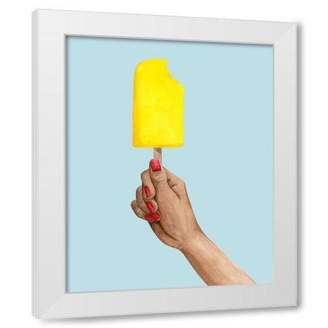 Popsicle Summer III White Modern Wood Framed Art Print by Popp, Grace